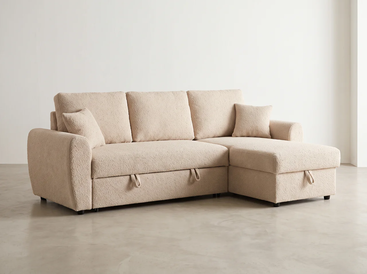 Canapé Haras, chenille beige
